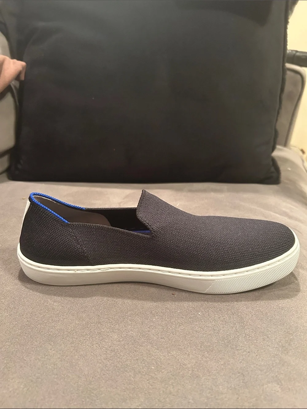 Rothy's The Original Slip On shoes in Black. Women’s Size 9